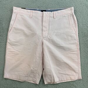 J.Crew‎ Shorts Mens 34 Pink Flat Front Chino Club Cotton Lightweight Preppy NWT